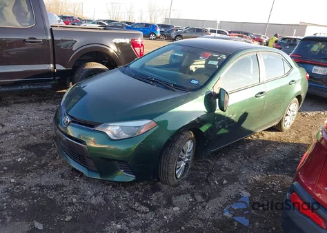 2015 Toyota Corolla Le из США, поврежденный, VIN 2T1BURHE8FC308968